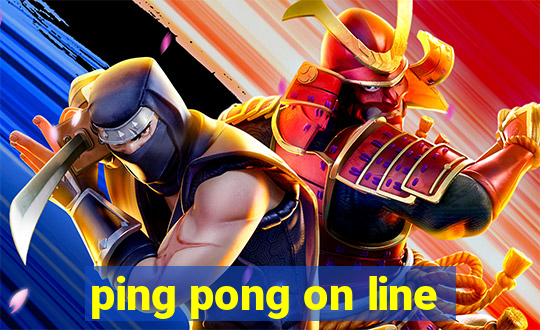 ping pong on line